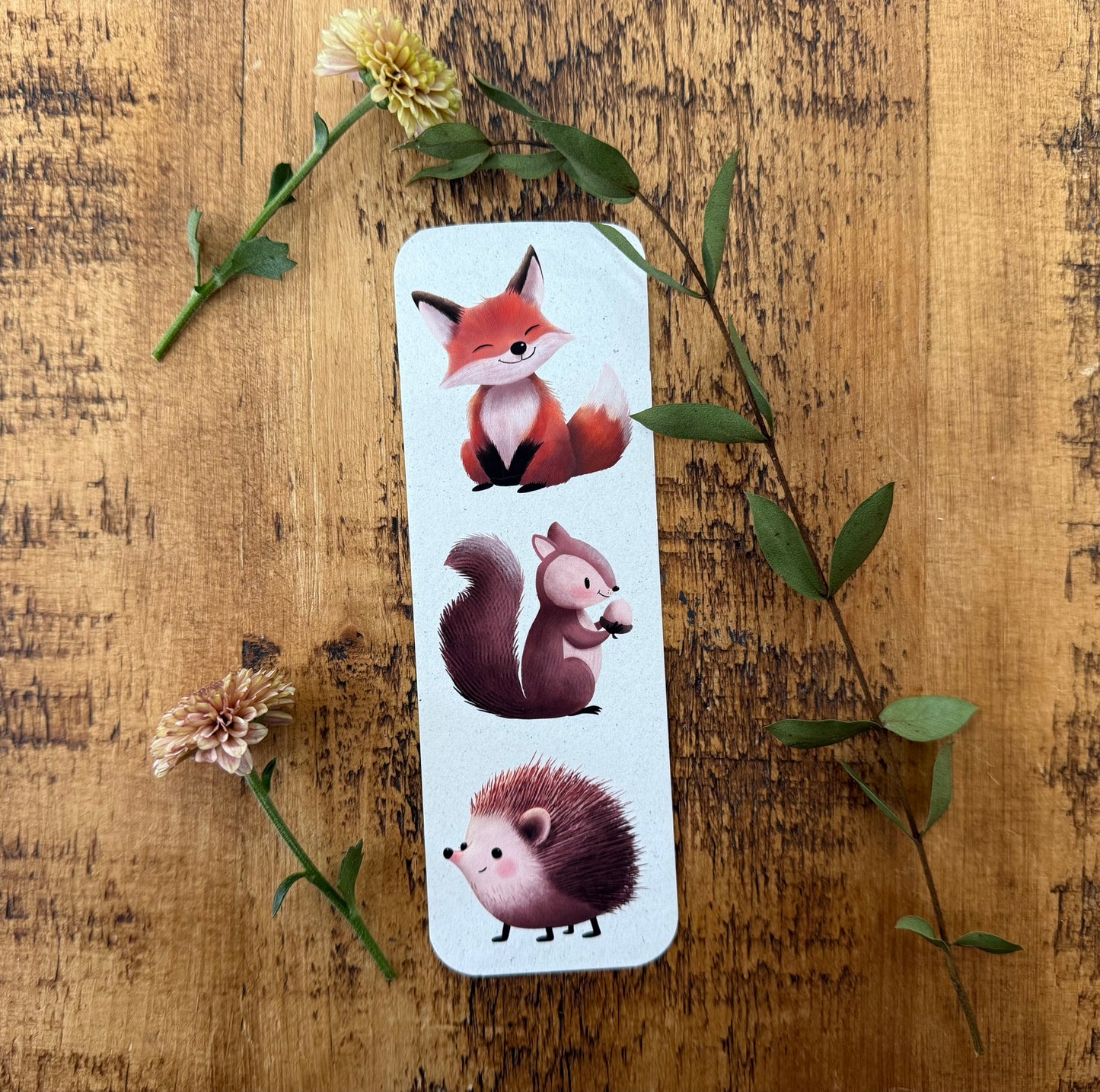 Autumn Critters Bookmark