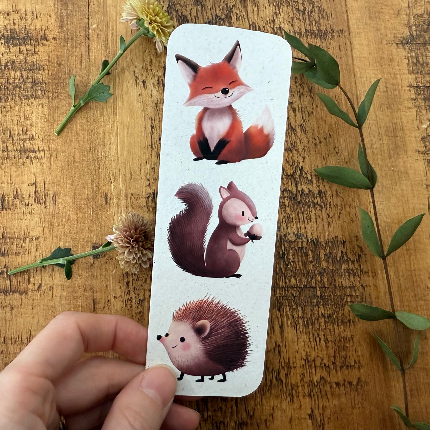 Autumn Critters Bookmark