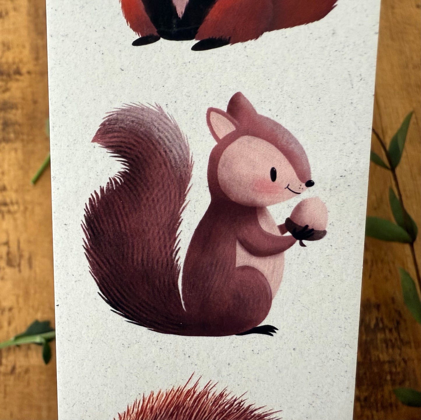 Autumn Critters Bookmark