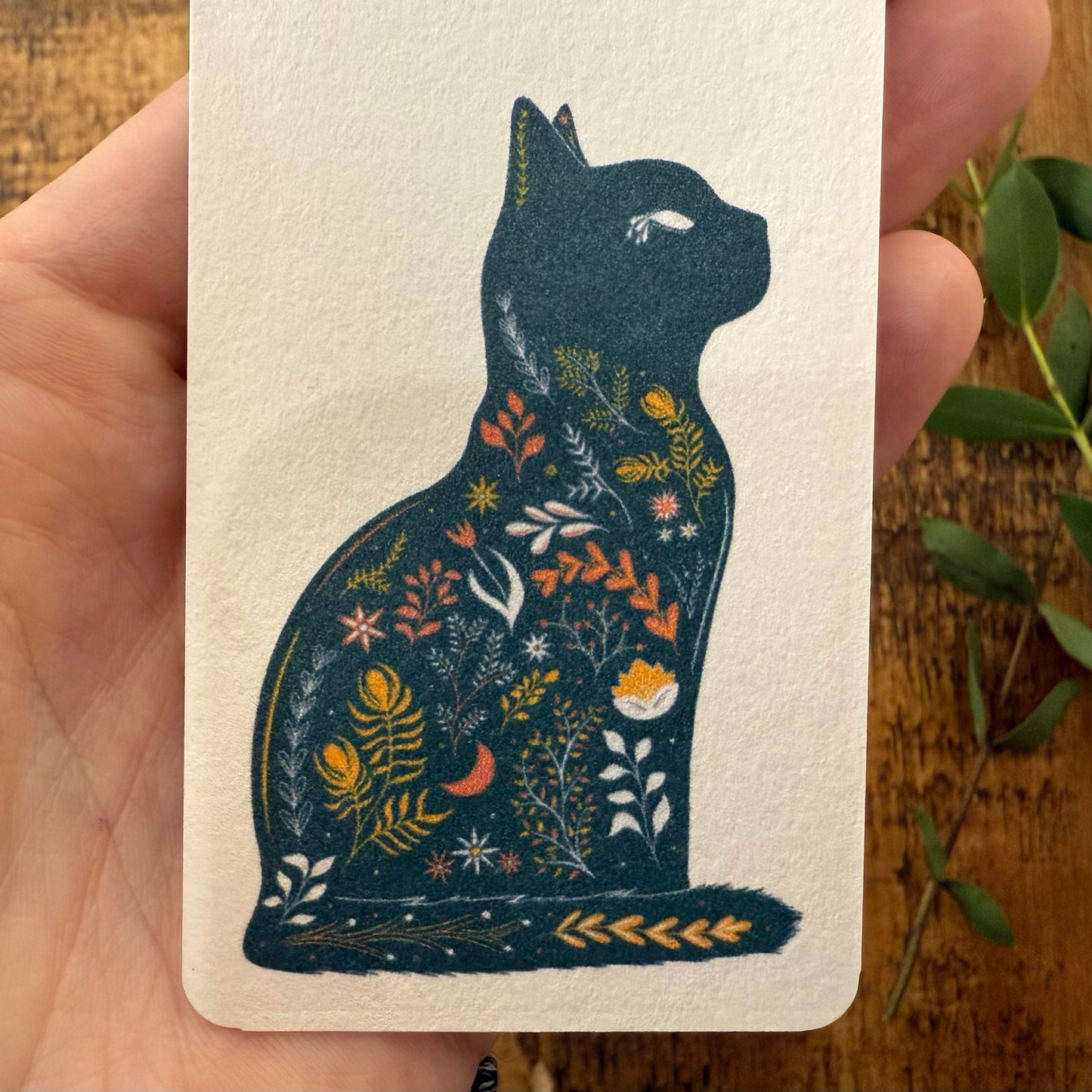 Nordic Wilds Cat Bookmark