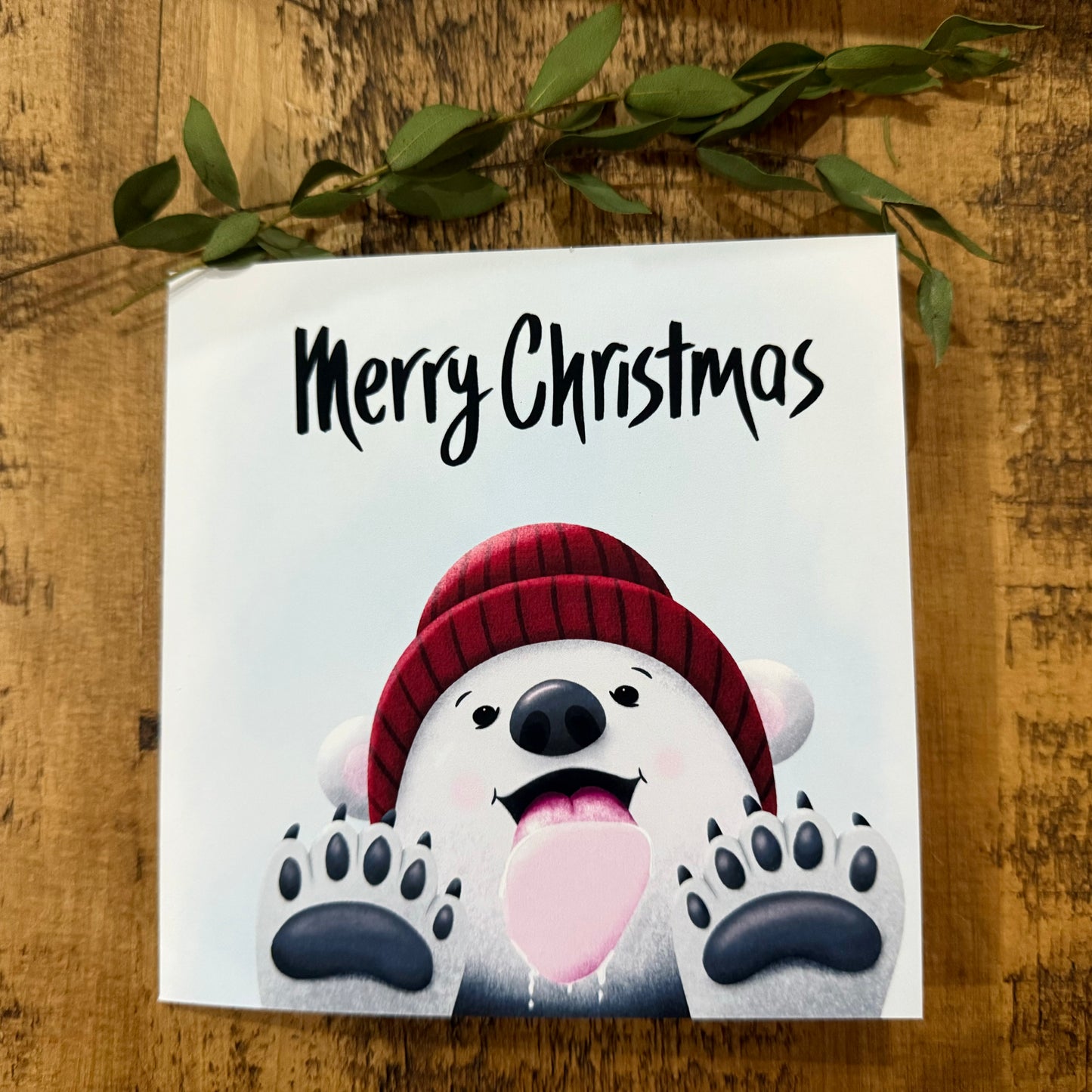 Polar Bear Festive Friend Card