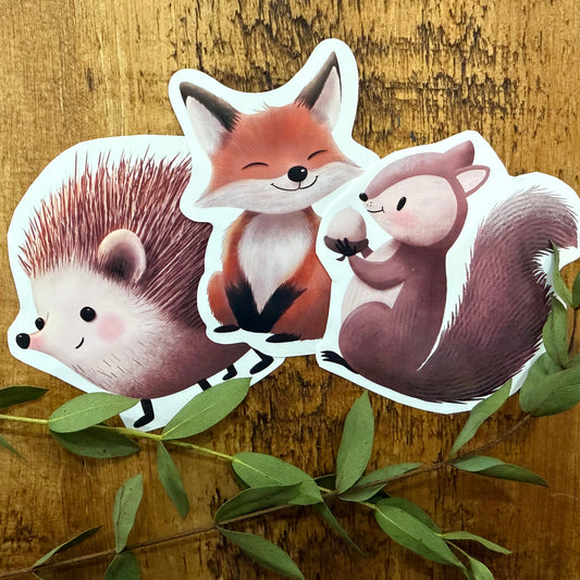 Autumn Critters Stickers