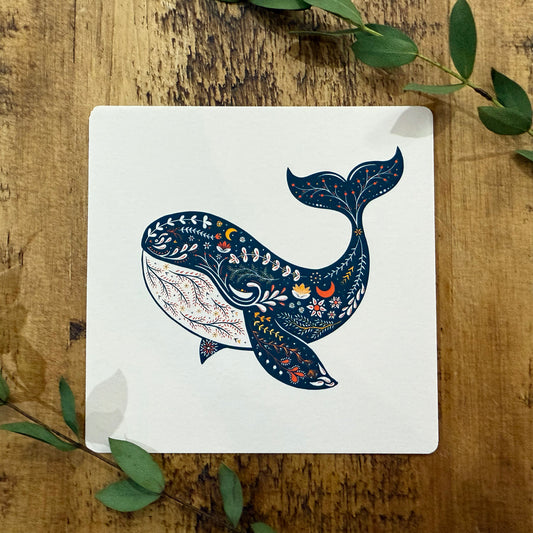 Nordic Wilds - Whale Print