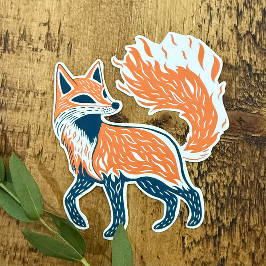 Wild Embers Fox Logo Sticker