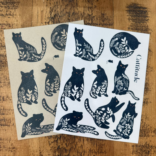 Catittude Sticker Sheet