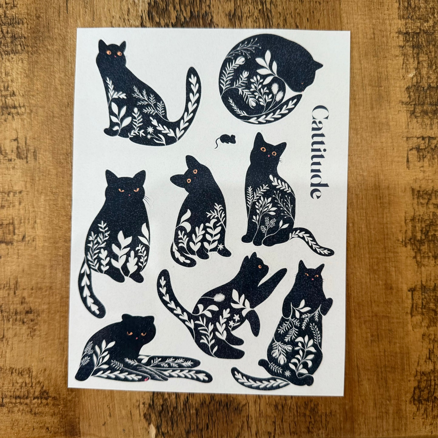 Catittude Sticker Sheet