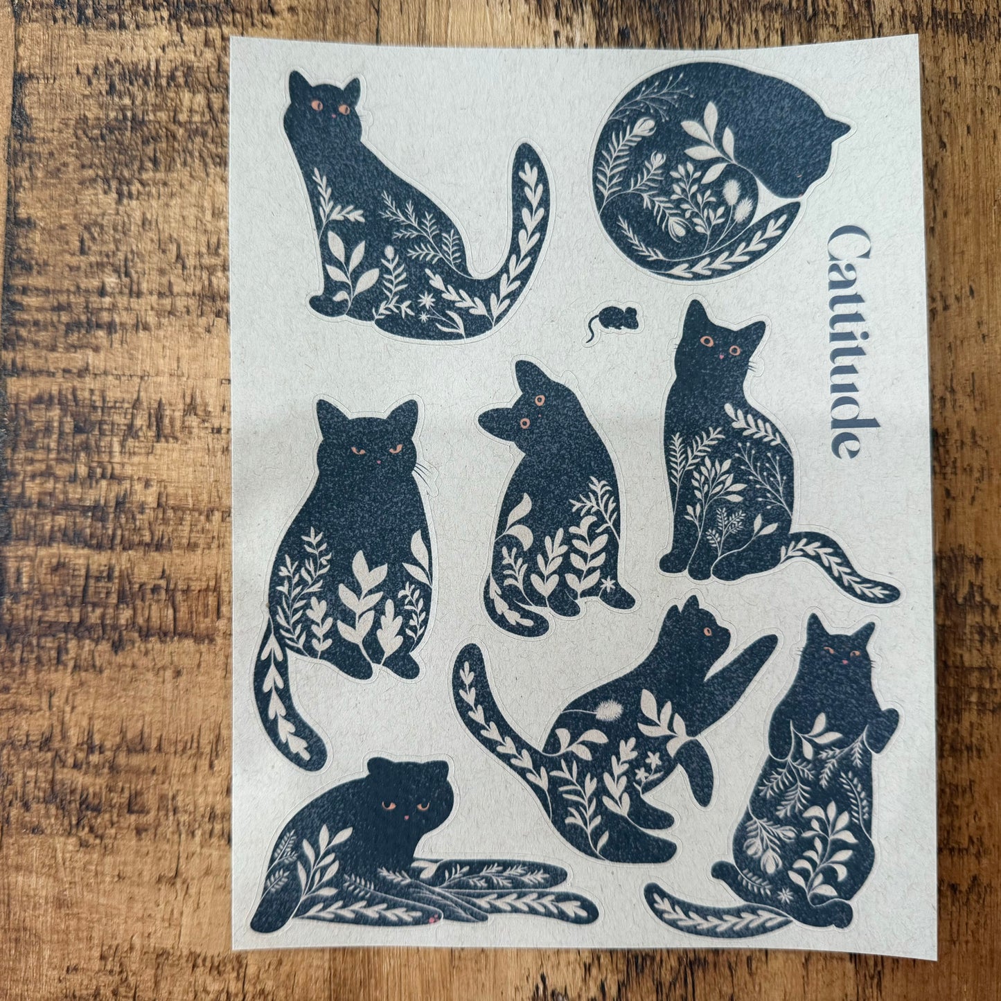 Catittude Sticker Sheet